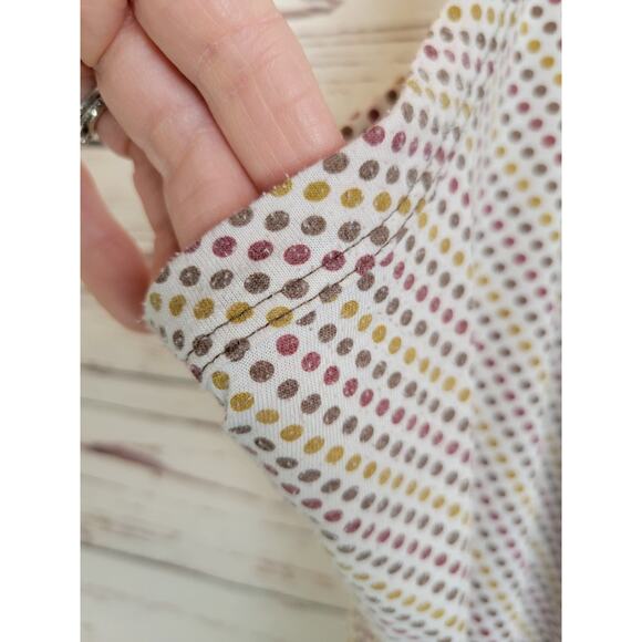 Vintage Maurices 90s Brown Mini Polka Dot Sleeveless Tank Top Women's Size 1X - Picture 5 of 9